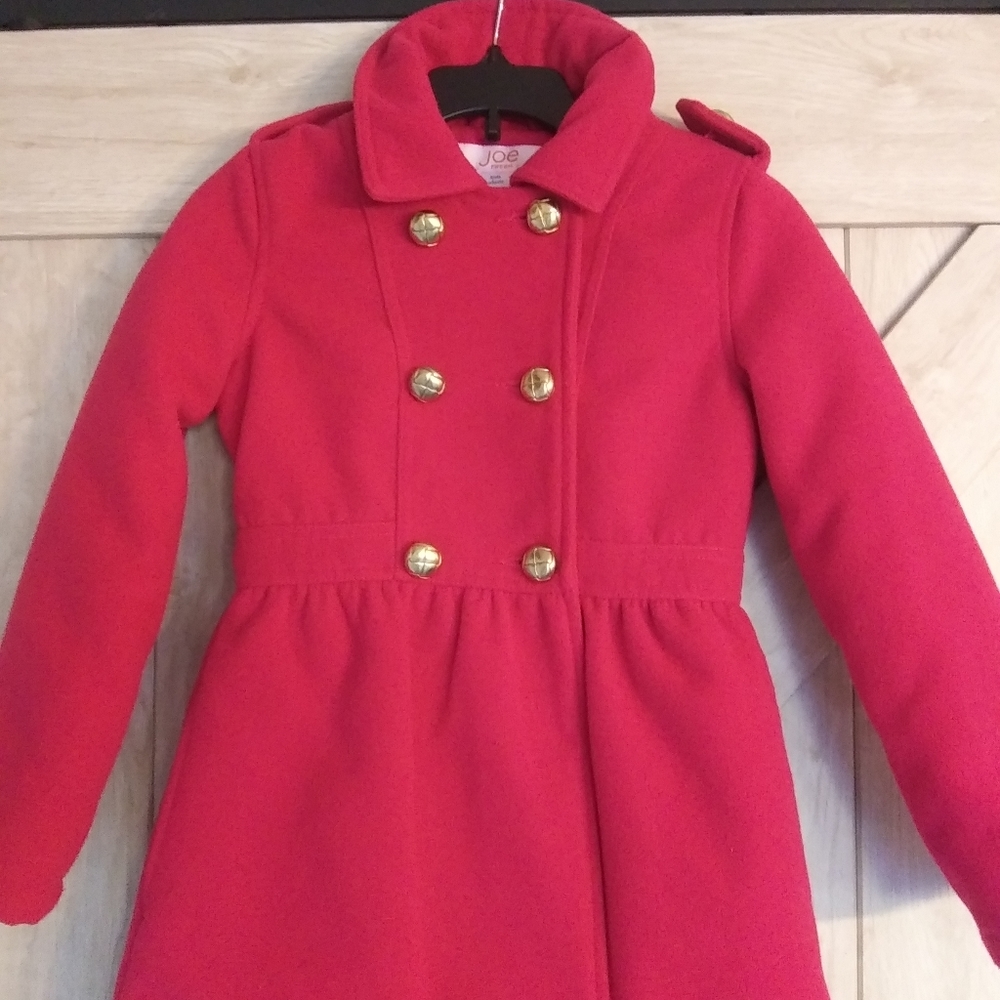 Little Girl's quilted pea coat